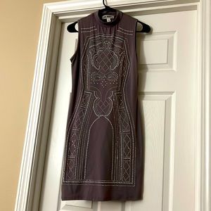 Worn only one time beautiful midi dress with a little bit of rhinestones